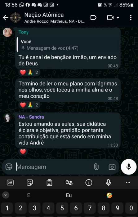 AmandoAsAulas Tony e Sandra